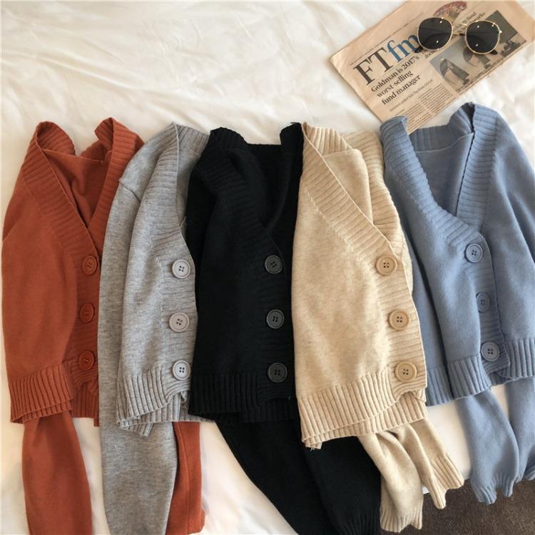 

2020 New Women Fashion Sweaters Spring and Autumn Cardigans Women Clothing, Beige