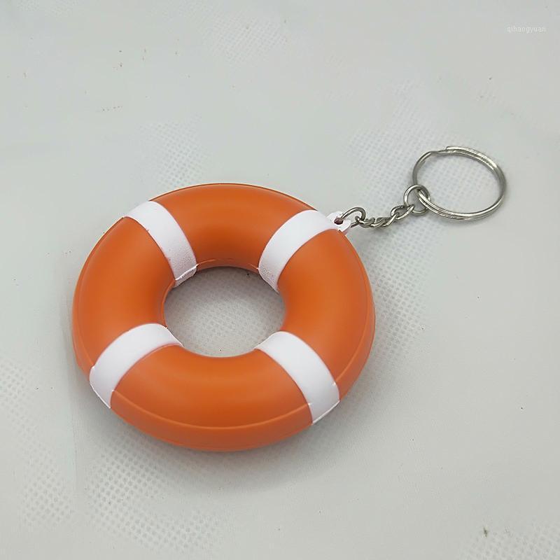 

PU Lifebuoy keychain Swimsuit Key chain key ring Holiday Birthday advertisement Part gift keyring1