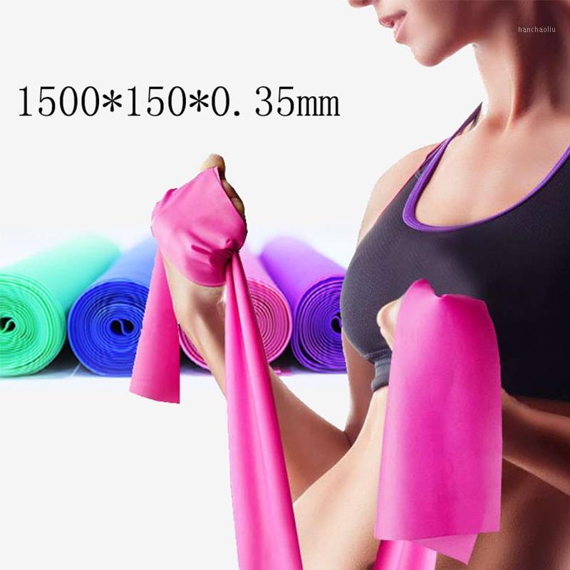 

Yoga Pilates Elastic Band Fitness Exercise Resistance Bands Pull Rope Strength Resistance Band Rubber Loops For Gym Crossfit D401, Blue