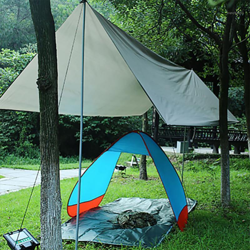 

2020 Outdoor Shade Sail Outdoor Silver Coated Screen Multifunctional Floor Mat Simple Tent Camping Supply1