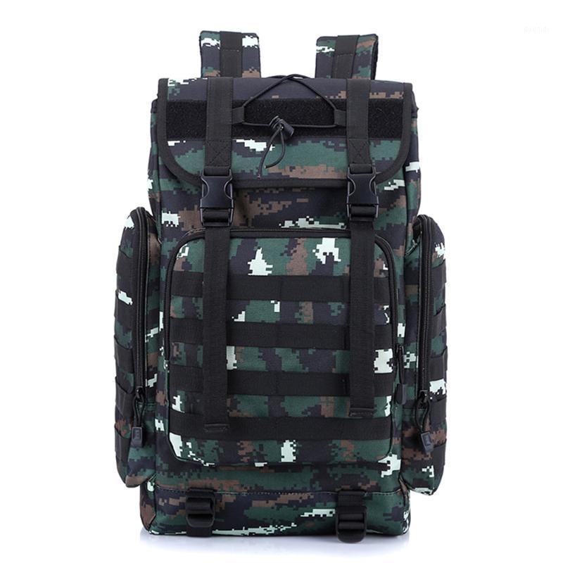 

40L Camping Backpack Men Travel Tactical Bag Camouflage Hiking Climbing Rucksack Army Bags Molle Outdoor Sports XA80Y1, Color 11