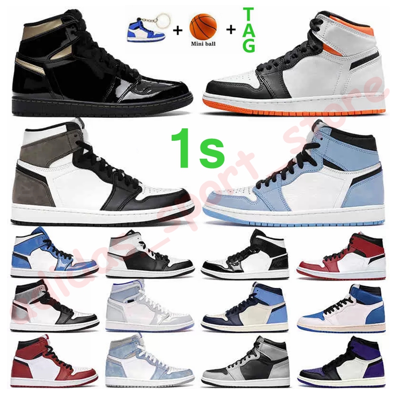 

NEW men women Jumpman 1s basketball shoes 1s high og 1 Electro Orange Shadow 2.0 Hyper Royal Chicago Dark Mocha Game Royals mens trainers sports sneakers, 49
