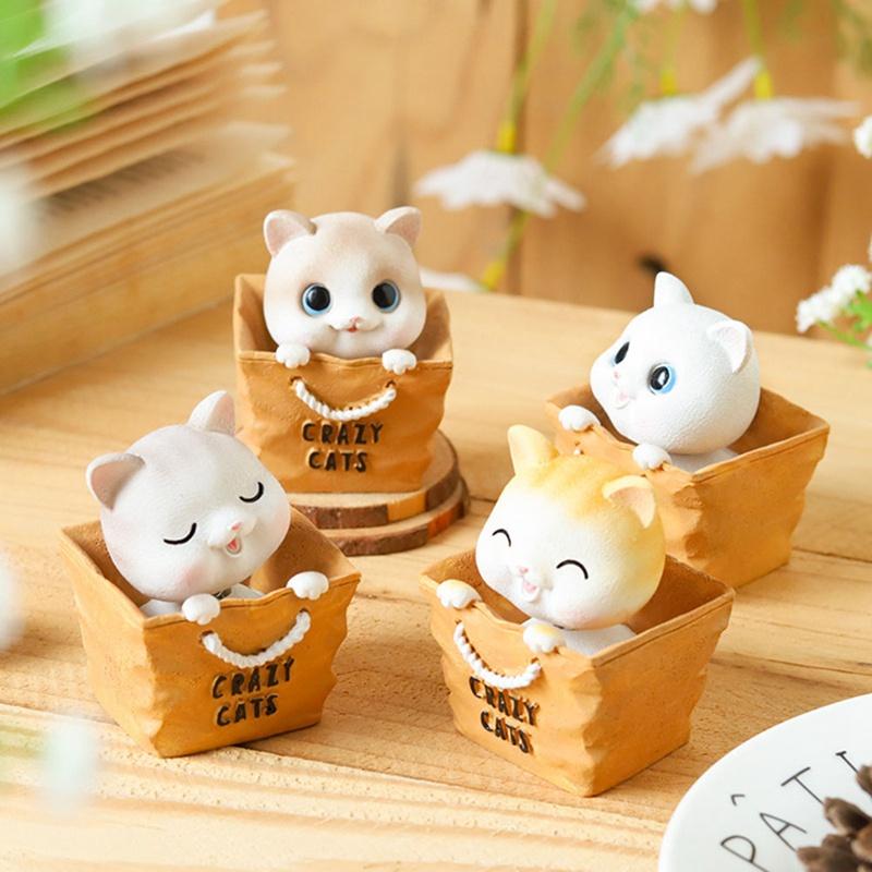 

Car Accessories Car Dashboard Decoration Ornaments Cute Shaking Head Cat Toy Gift Accessories Indoor Doll Decoration