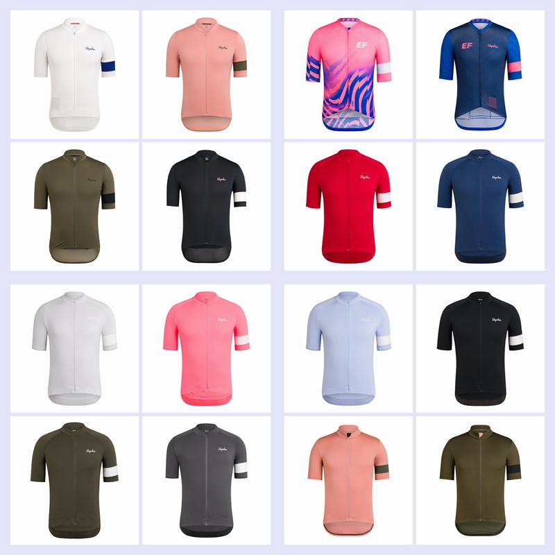 

2020 summer rapha team men cycling jersey summer breathable short sleeve road bike shirt racing tops quick dry bicycle sportswear 120522, Only jersey 01
