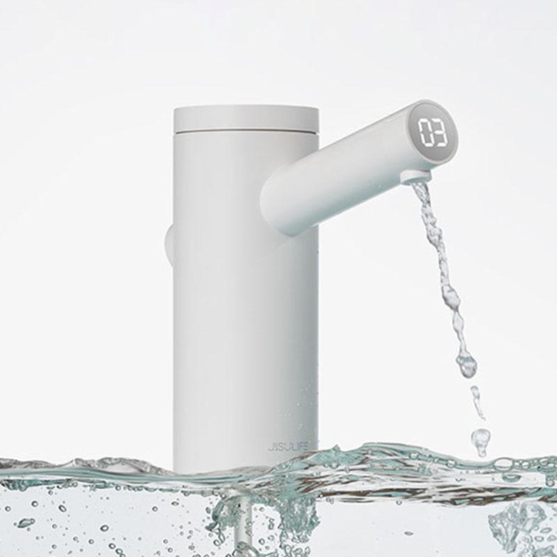 

Kbxsatart Intelligent Water Dispenser USB Electric Water Bottle Pump Quantitative Bucket Bottle Dispenser with TDS Test 1800mAh1