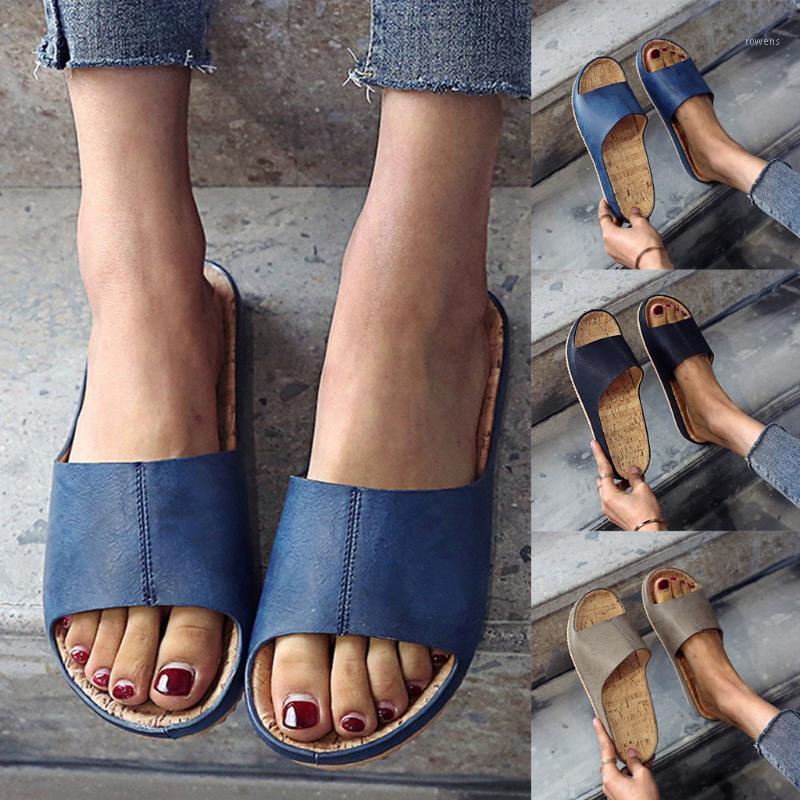 

Sagace Slippers Women Summer Non-slip Beach Home Shoes Women Fashion Solid Color Flat Thick Bottom Sandals Slipper1, Bk