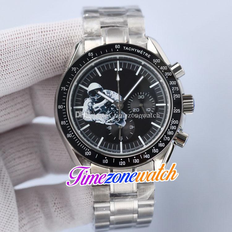 

44mm Space Moon 311.30.42.30.01.005 VK Quartz Chronograph Mens Watch Black Dial Stopwatch Stainless Steel Bracelet Watches Timezonewatch E436B (4), Waterproof service