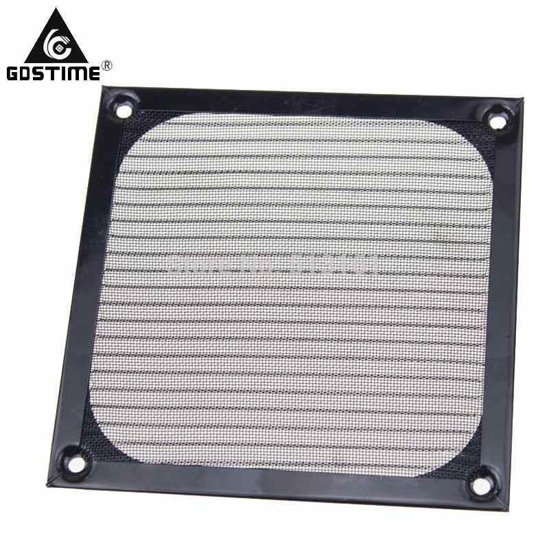 

Gdstime 120mm Computer Fan Cooling Dustproof Dust Filter Shield Case Aluminum Grill