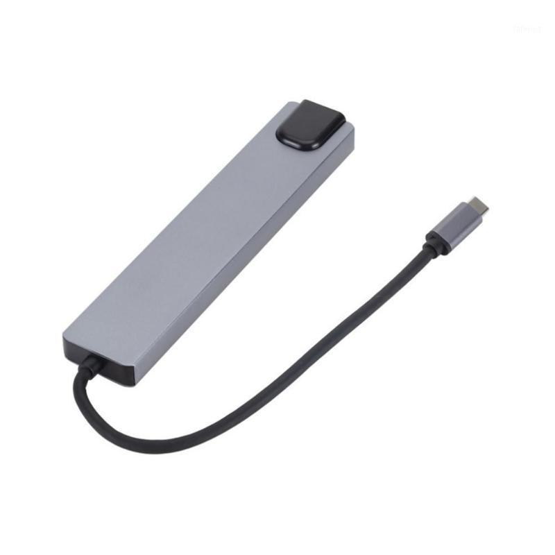 

8 in 1 Multiport USB C Adapter Card Reader Adapter 3.0 Ethernet With USB High HUB Speed Reader Card Power V2U51