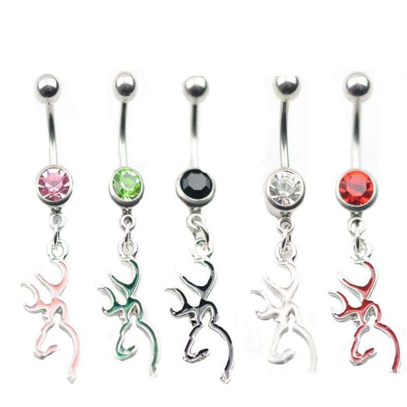 

D0067 ( 5 Colors ) Button Piercing Rings Jf-J020-5 10Pcs/Lot Fashion Charm Cz Stone Navel Belly Dangle Piercing Jewelry Unbei