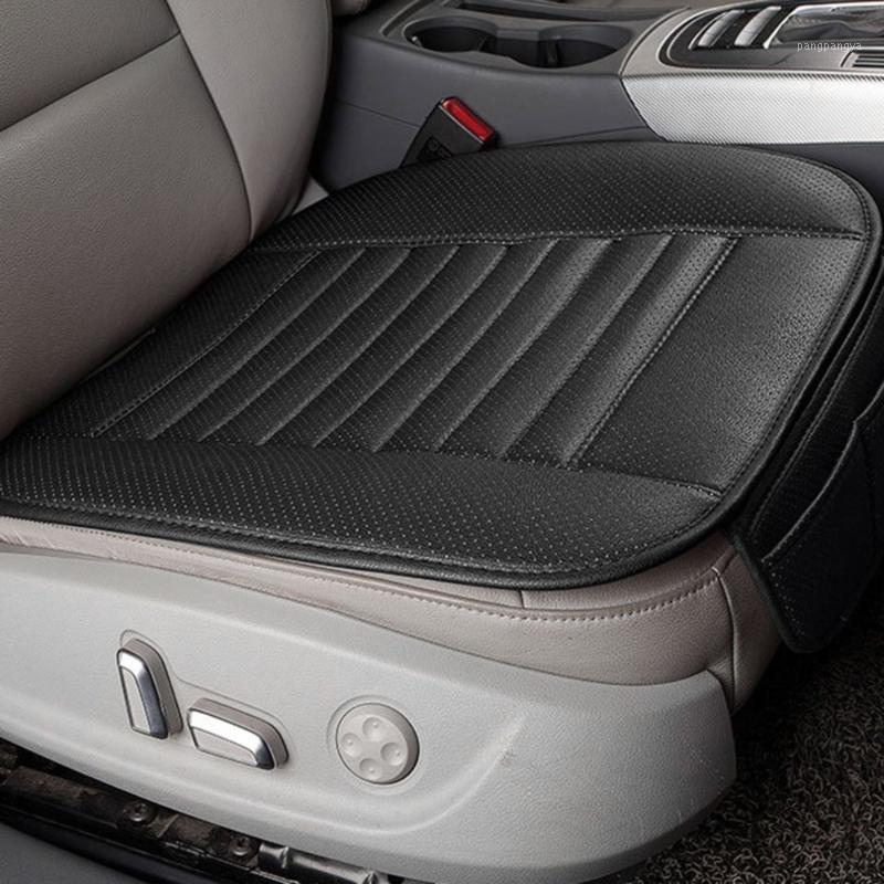 

Hot 4 color Bamboo Charcoal Car Seat Cover Breathable Car Interior Cover Pad Styling Backless Seat Cushion For Four Seasons1