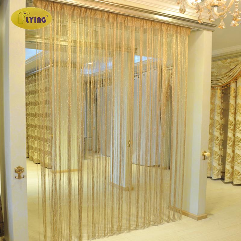 

Flying Shiny Tassel String Curtain Window Door Divider Sheer Curtains Home Decor Valance Room Screen Blind Straight Bedroom, 11