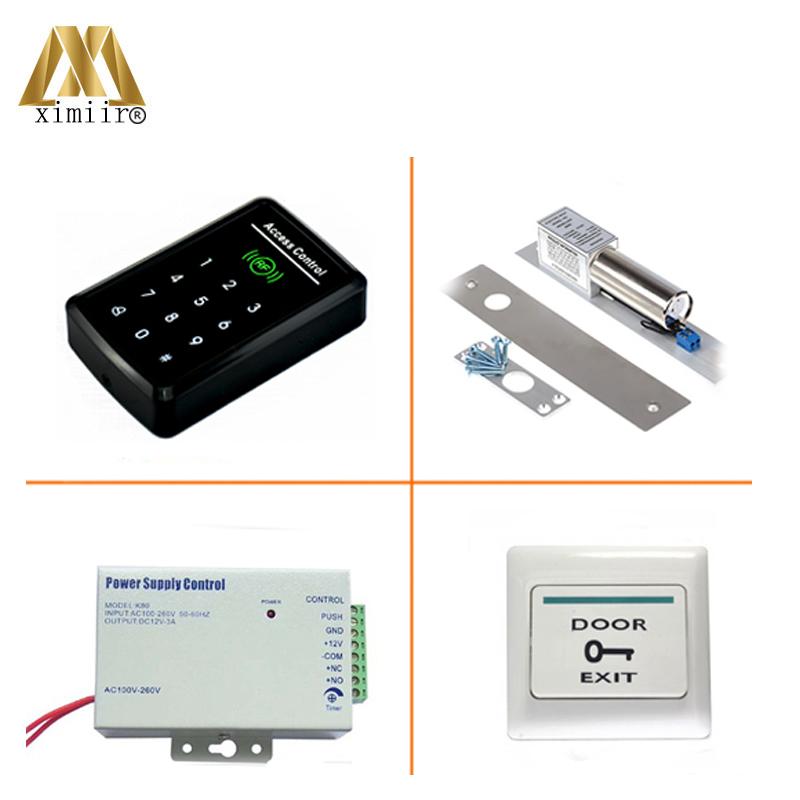 

Good Quality With Touch Keypad F008 Kit Single Access Control With Password Door Control MF IC Card Reader Door Access