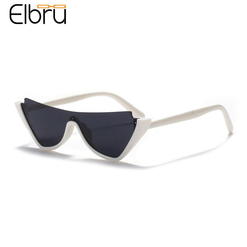 

Sunglasses Elbru Comfort Semi-rimless For Lady Fashion Women Personality Sungshades Colorful Lens Sun Glasses Men Driving