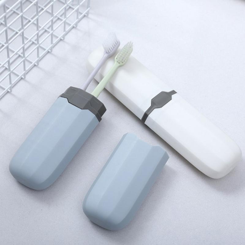 

Travel Portable Toothbrush Toothpaste Holder Storage Box Bathroom Accessories Hiking Camping Toothbrush Cover Case