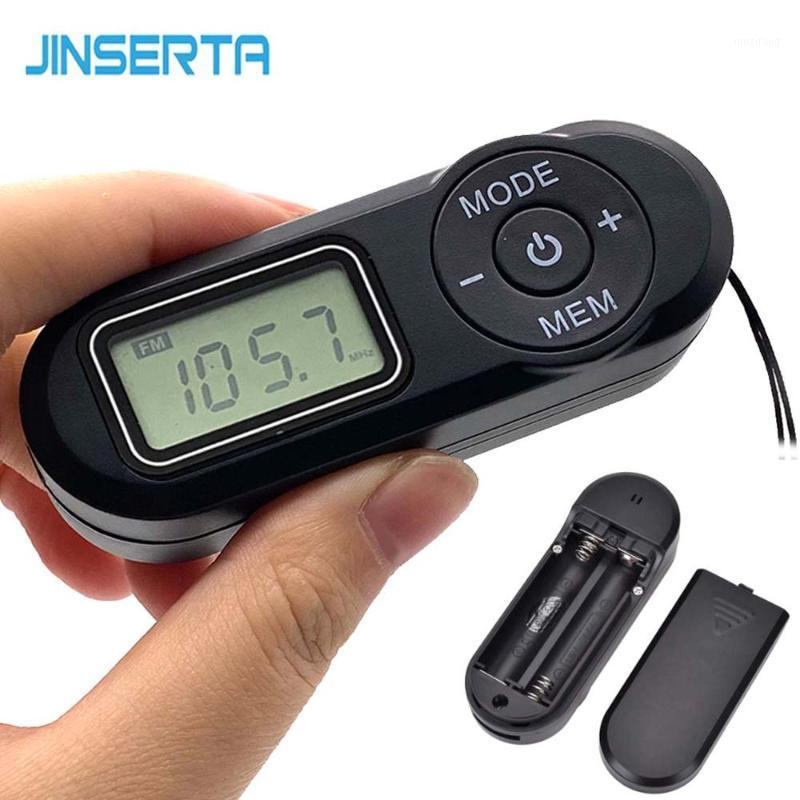 

JINSERTA Digital Pocket FM Radio FM:64-108MHz Portable FM Radio Receiver with LCD Display Neck Lanyard 3.5mm Headphone1