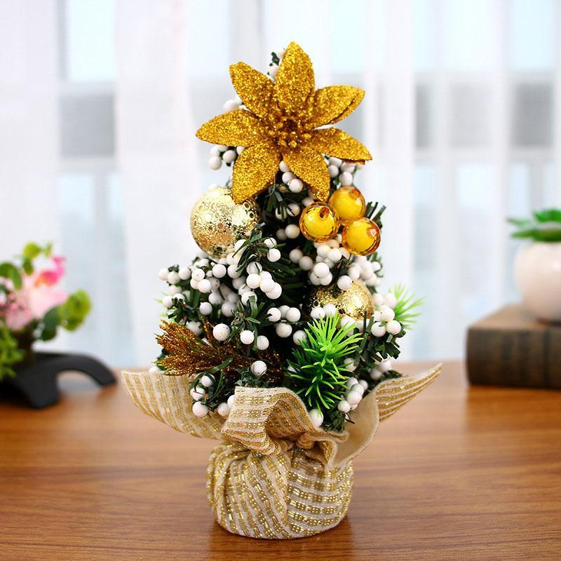 

Christmas Decoration Bouquet 20cm Mini Christmas Decoration Tree for Table Desk Tops AIA991
