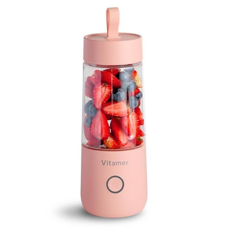 

Portable Size USB Electric Fruit Juicer Handheld Smoothie Maker Blender Rechargeable Mini Portable Juice Cup Water