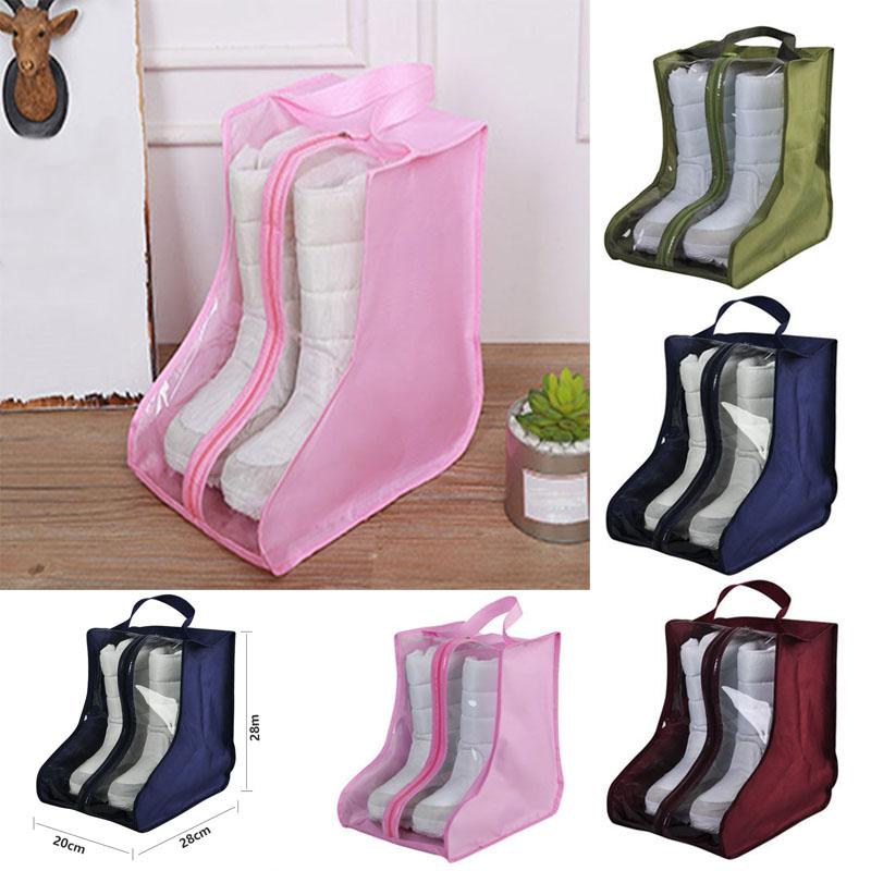 

PVC Home Supplies Boots Shoes Dustproof Bag Storage Pouch Shoes Protector Bag 20*28*28cm J2Y