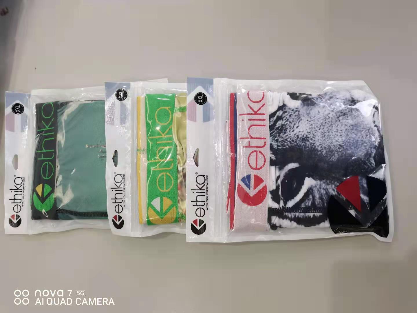 

New Designer Ethika Mens Underwear Boxer Premium Cotton Boxers Men Underwear Sexy Breathable Underpants Beach Cuecas Masculina Boxers2