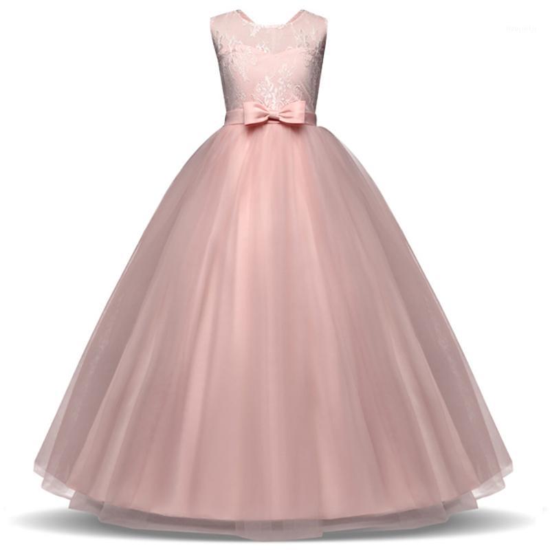 

Flower Girl Elegant Wedding Kids Dresses for Girls 14 Years Baby Girl Clothing First Communion Kid Costume Teenager Wear Dress1, As photo