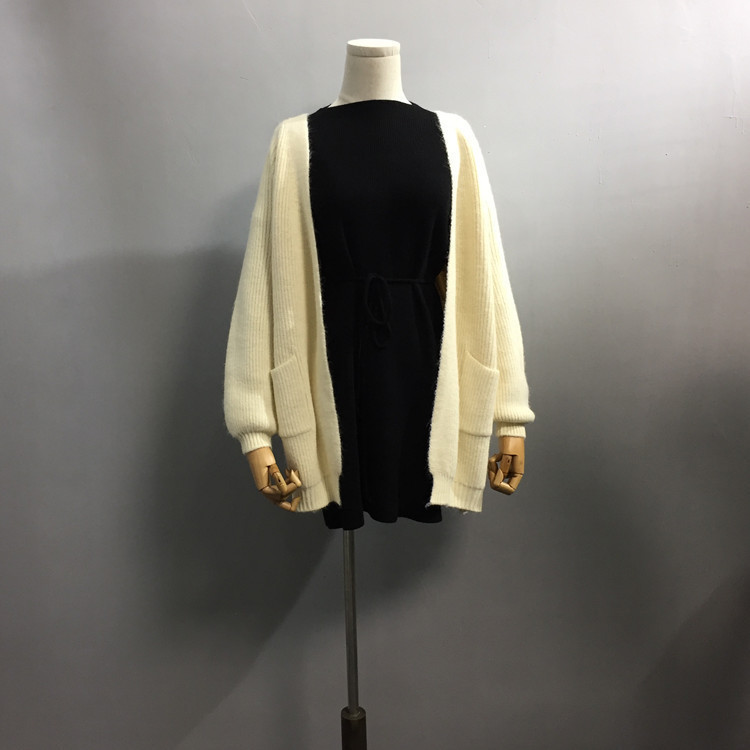 

Jumper Poncho 2020 Autumn And New Solid Spectacle Pattern Tery Color Rabbit Hair Dress V Chumbo Easy Women's Fit Clothing Fund, Khaki