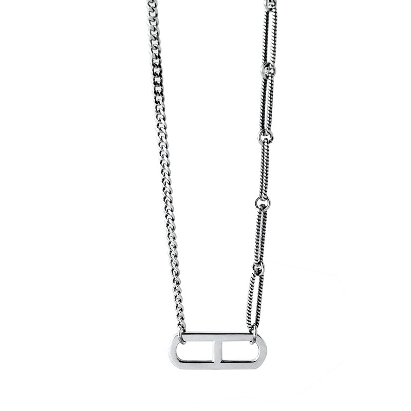 

925 prata estrela pingente feminino link corrente colar moda jias charming gargantilha colares