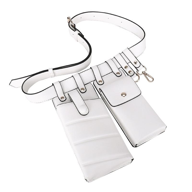 

Motorcycle Bag Bolso Movil Sacoche Femme Waist Bag Women Tactical Waist Hanging All-match Small Satchel Fanny Packs, Sky blue