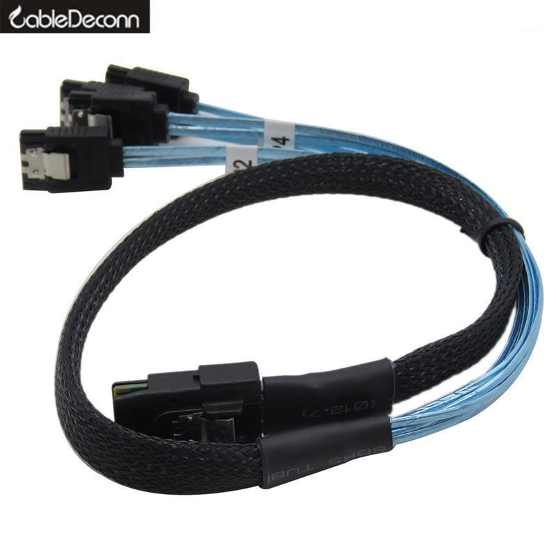 

Sas to Sata Cable Mini SAS 36pin (SFF-8087) to 4XSATA Reverse Cable 0.5M1