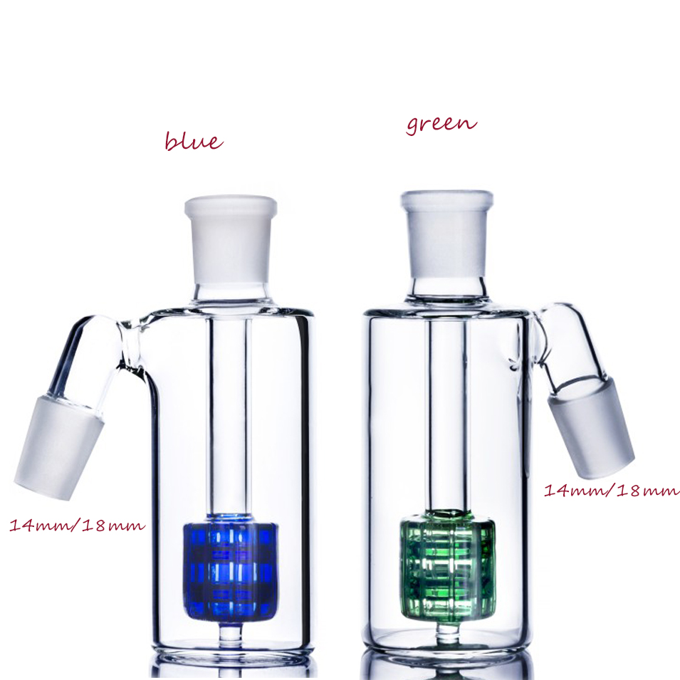 

14mm ash catcher smoking accessories 18mm ash catcher reclaim catcher 45 degree glass bubbler for hookahs bong free shipping