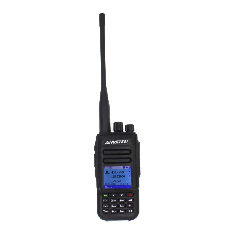 

ANYSECU Dual Band Dual Time Slot DMR Digital Analog Two Way Radio DM-UV450 136-174 &400-470MHz Walkie Talkie better than MD2020