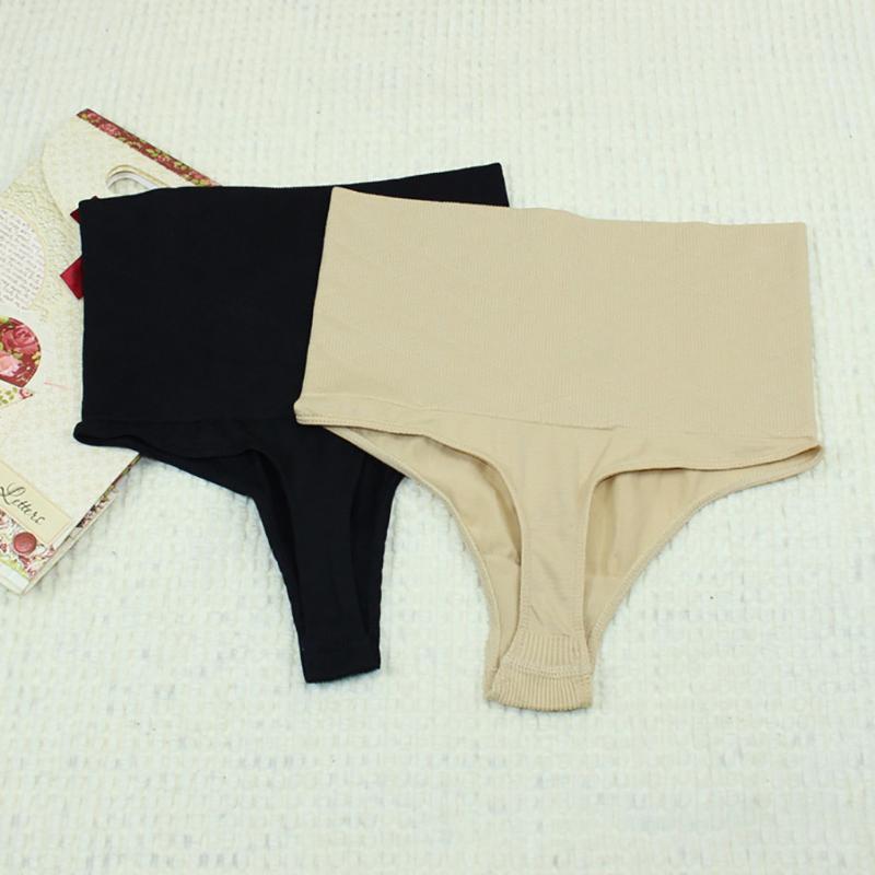 

2020 fashion new women' panties Pure color lace high waist thong Soft and comfortable sexy elastic underwear Pikkuhousut, Beige