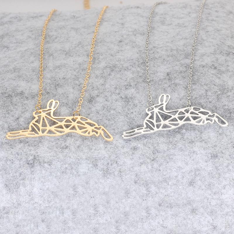 

Copper Jewelry Charm Geometric Origami Women's Necklace Accept Drop Shipping YP6412