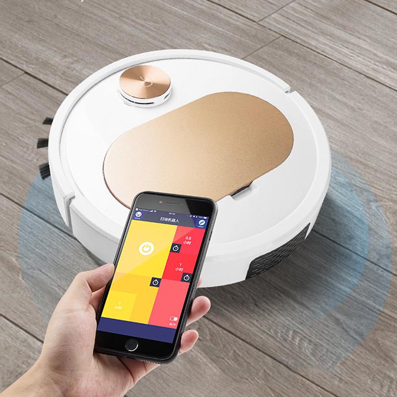 

APP Remote Control Robot Vacuum Cleaner Intelligent Touch Vacuum Cleaner 3-in-1 Multifunctional Household Wireless Sweeper