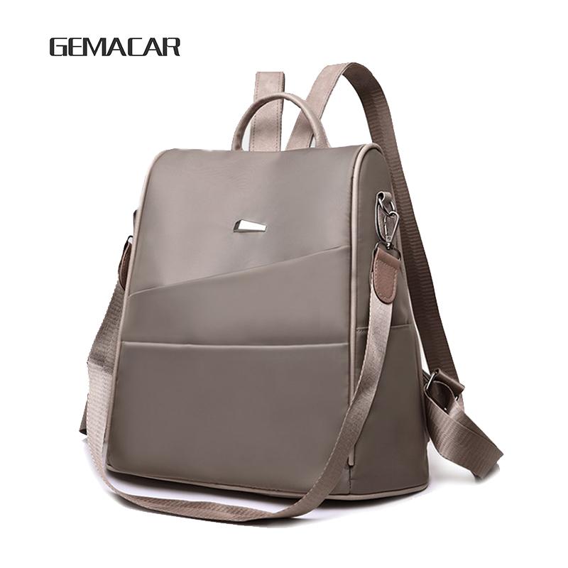 

Fashion Lightweight Women's Backpack Oxford Waterproof Classic Elegant Girl Rucksack Shopping Leisure School Bag New Design, Black