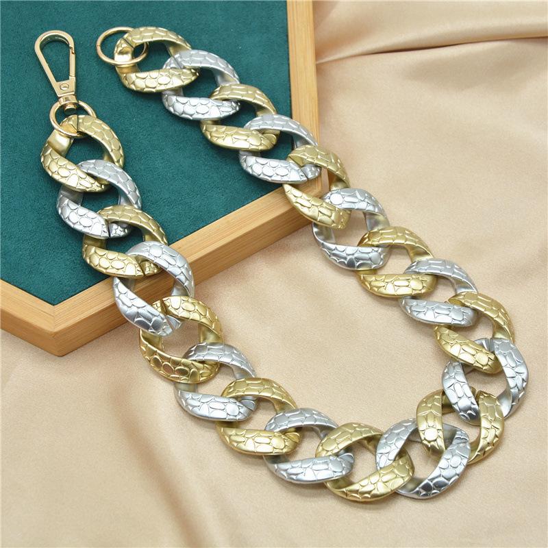 

Exaggerated Gold CCB Thick Chain Choker Necklace For Women Jewelry Hip Hop Punk Chunky Clavicle Chain Charm Necklaces For Gift