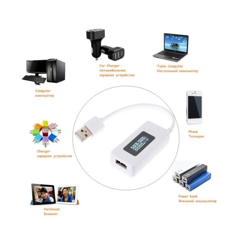 

Lcd Screen Mini Creative Phone Usb Tester Portable Doctor Voltage Current Meter Mobile Powe jllIJH yy_dhhome