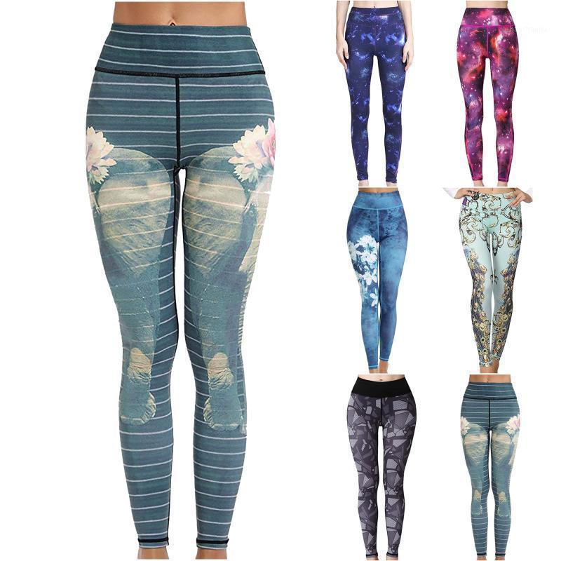 

Women's Yoga Pants Fashion Printing Leggings Training Sweatpants Fitness Tummy Hip Lift Yoga Loog Pants Leisure Sports Trousers1