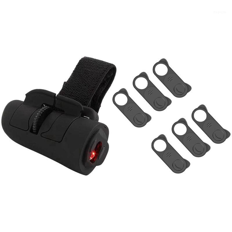 

1x Bluetooth Version Wireless Finger Ring Optical Mini Mouse & 6 Pack Webcam Cover Slide Ultra Thin1