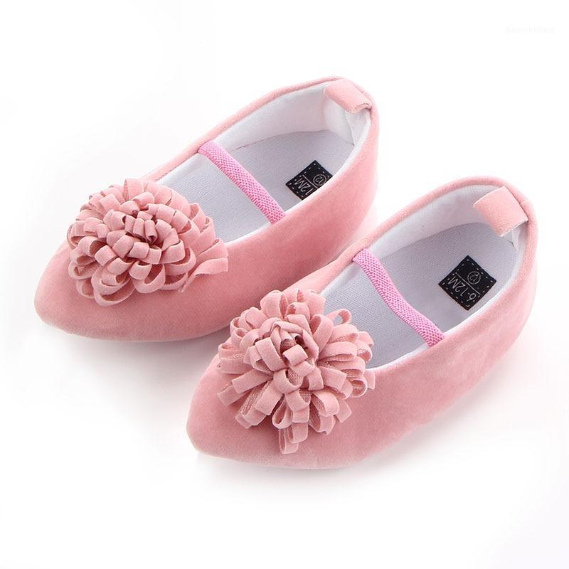 

Soft Soled Non-slip Footwear Elastic Band Shoes Cute Baby Girls Bow Leather Frist Walkers1