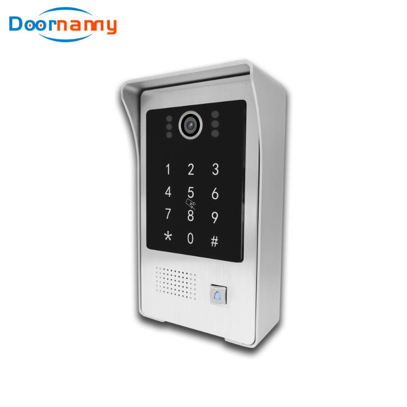 

Doornanny 4wires IP SIP AHD PoE Outdoor Calling Panel Password Swiping Doorbell 1200TVL 960P Video Intercom System 84217EPC