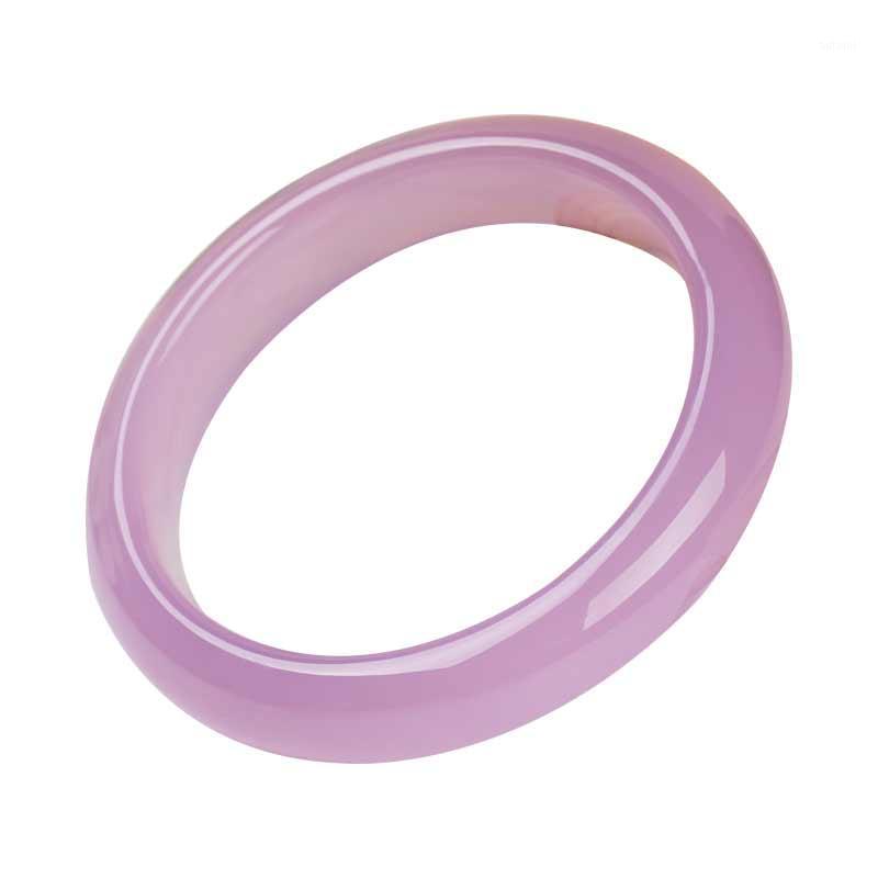 

Giving A Certificate Natural Agate Jade Chalcedony Bracelet Natural Pink 56-62mm Imperial concubine Bracelet Jewelry1