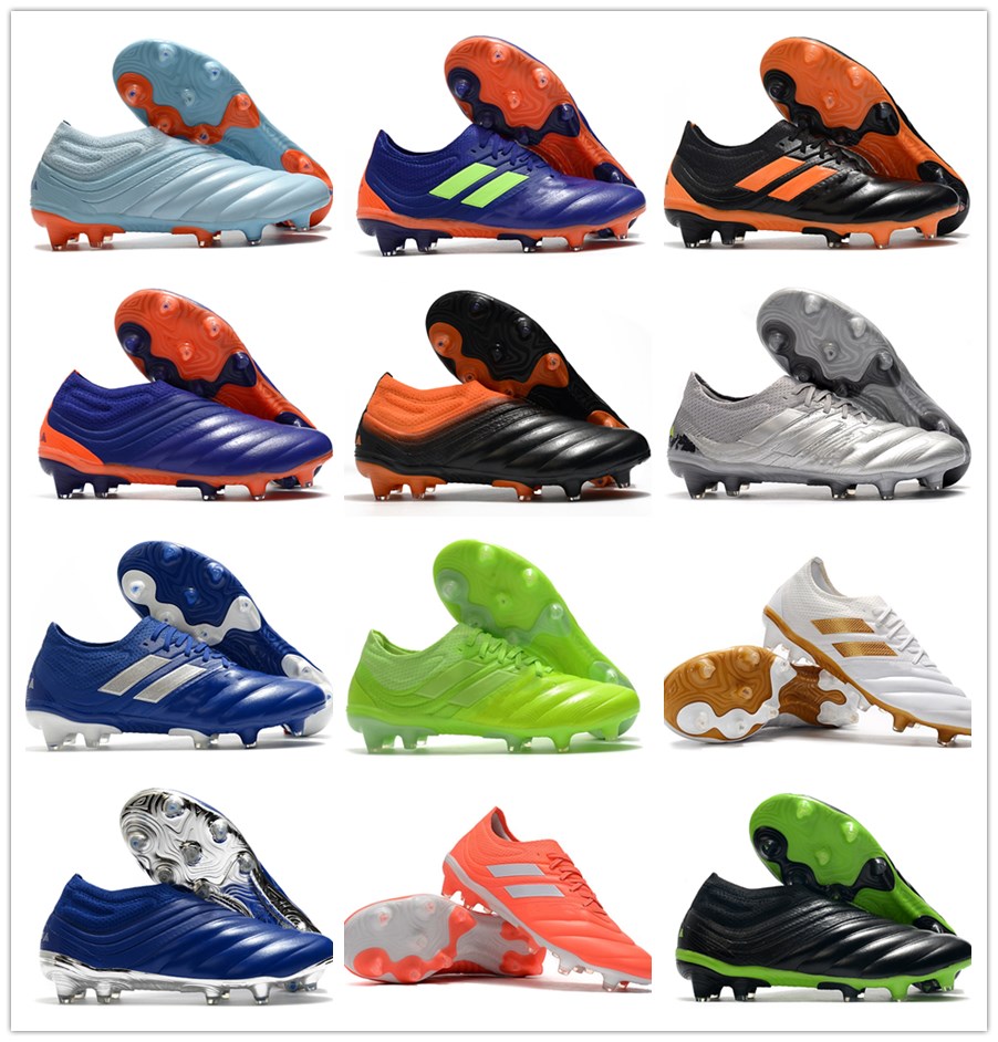 New Arrival Copa 20+ FG Mens Soccer Shoes 19 Black Mercurial Superfly Football Boots Boys Outdoor Sports Mundial Soccer Cleats Shoes EF8309