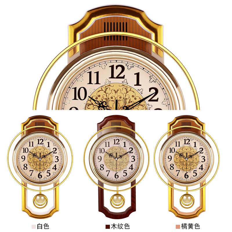 

Vintage Swing Clock Wall Clocks Home Decor Living Room Hanging Tables 3d Bedroom Silent Quartz Watch Mechanism Reloj Gift SC378