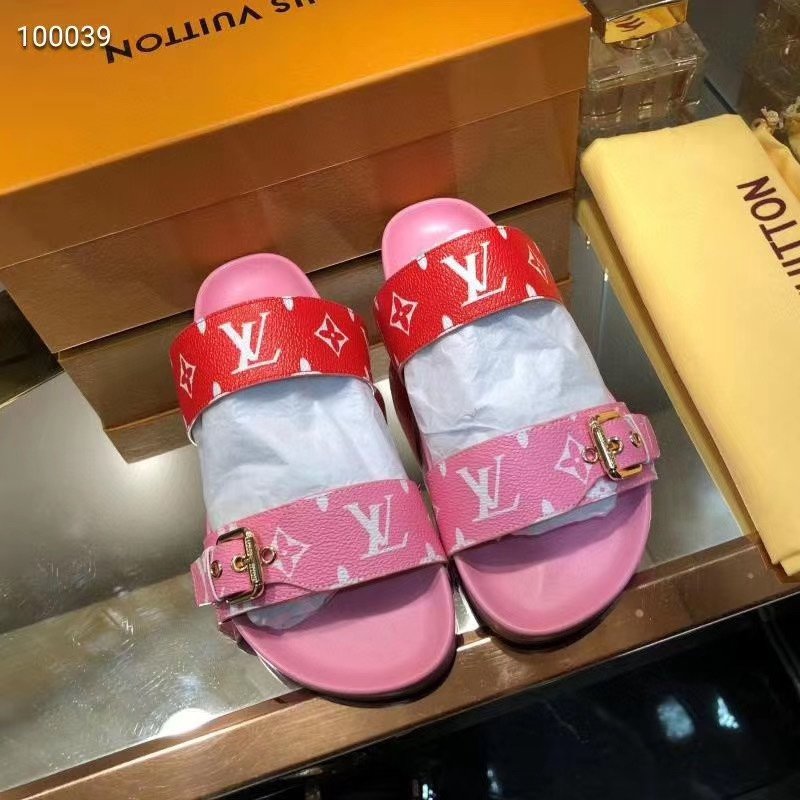 

Slide series Sandals Latest highs quality leather slipper fashions men and women slippers high heels brand sneakers fashion casual size 35-46