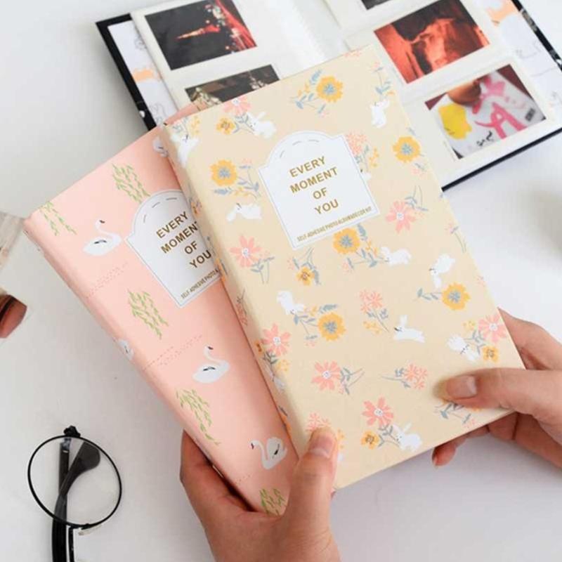 

Picture Storage Book DIY Portable 84 Pockets Instant Photo Creative Valentine's Day Present Paper Wedding Memory DIY Book