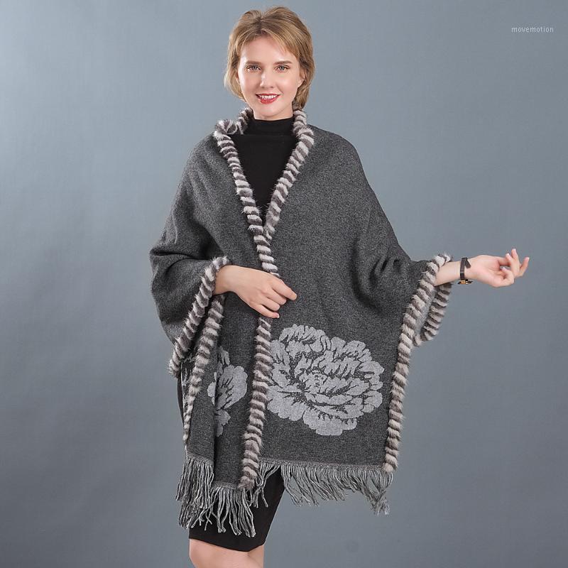 

Autumn and winter new style mink-side pure cashmere scarf women's pure cashmere scarf long shawl warm collar1