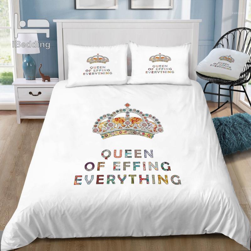 

Her Daily Motivation 3D Bedding Set Printed Duvet Cover Set Queen King  Size1