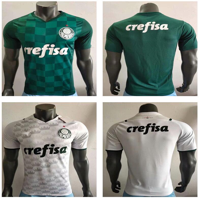 21 22 Version du joueur Palmeiras L.Adri Jersey de football 2021 2022 Home Green Borja Shirt Away # 7 Uniformes de football de l'homme de DUDUMKH