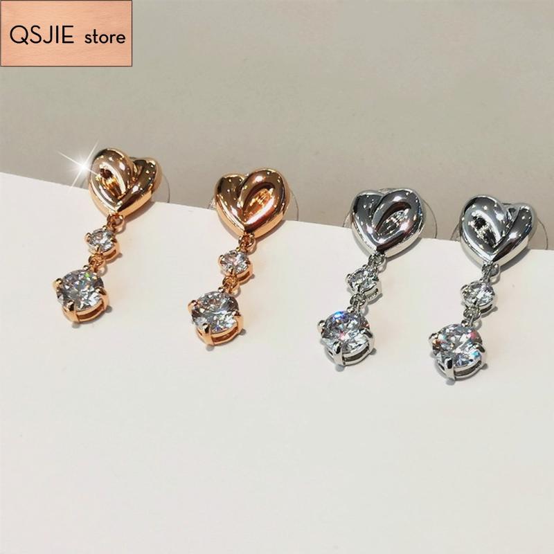

QSJIE High quality SWA new love star with women's Earrings Charming fashion jewelry